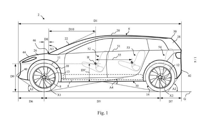 戴森电动车外观专利图正式曝光！