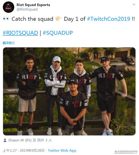 拳头游戏（Riot Games）告电竞组织Riot Squad侵权 商标权受到威胁