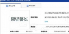 “黑猫警长”商标申请被驳回 上海美术电影制片厂上诉