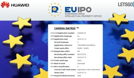 荣耀 V30 系列“ Camera Matrix ”商标曝光