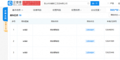 姚安娜再被抢注商标，抢注公司为工艺品公司