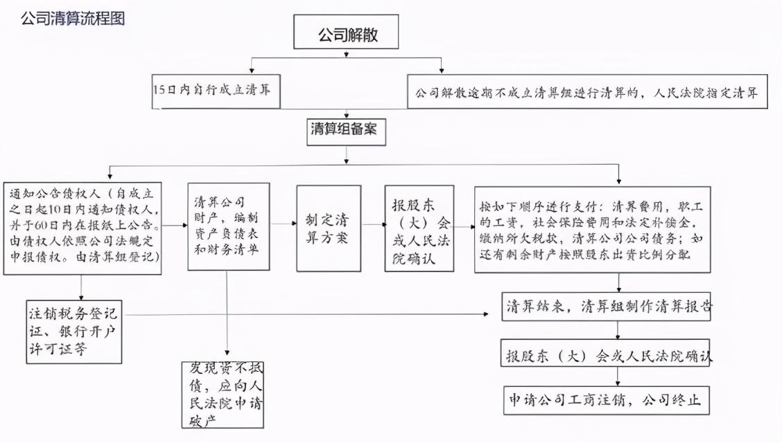 公司自行清算的程序有哪些(公司清算的详细流程)