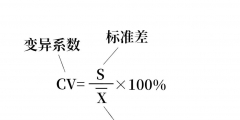 变异系数法的计算公式(标准差与变异系数的关系)