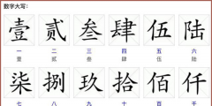 数字大写怎么写0到10(十位数字的大写)