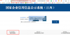 工商年检网上申报流程(国家企业信用信息公示系统江西入口)