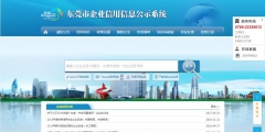 东莞市工商信息查询系统入口(企业信息查询及打印方法)
