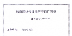 信息网络传播视听节目许可证申报程序（信息网络传播视听节目许可证申报程序是什么）