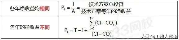 静态投资回收期计算公式(静态投资回收期计算例题)