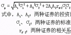 投资组合的标准差如何计算(投资组合的风险与报酬的理解)