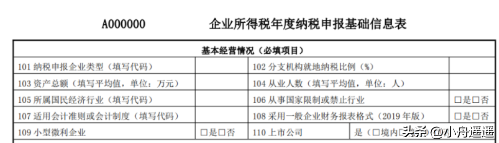 所得税年度纳税申报表怎么填(填写年度所得税汇算清缴表说明)