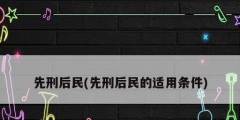 先刑后民(先刑后民的适用条件)