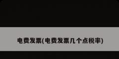 电费发票(电费发票几个点税率)