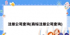 注册公司查询(商标注册公司查询)