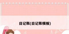 日记账(日记账模板)