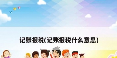 记账报税(记账报税什么意思)