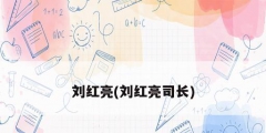 刘红亮(刘红亮司长)