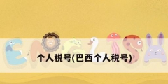 个人税号(巴西个人税号)